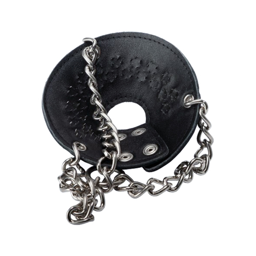 Leder Hodenstrecker mit Spikes