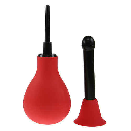 Intimdusche mit Gummi Pumpball