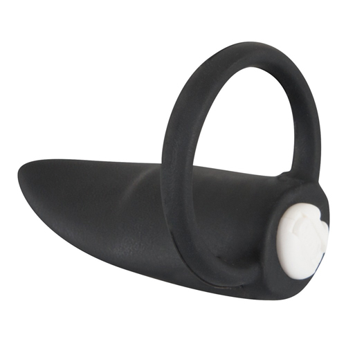 05838120000 Silikon Penisring mit vibrierendem Stimulator in schwarz