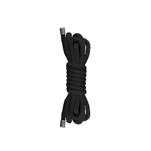 Japanisches Bondage Miniseil 1,5 m Schwarz