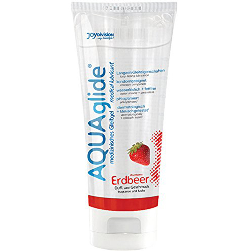 11790 AQUAglide Erdbeer Gleitmittel auf Wasserbasis 100 ml