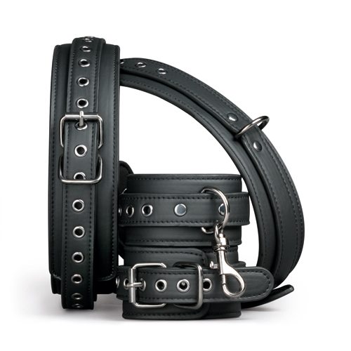 ET384BLK Thigh & Wrist Cuff Set
