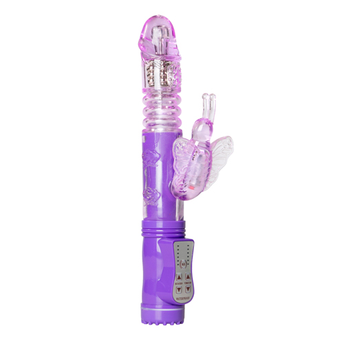 ET037PUR Butterfly Vibrator in Violett