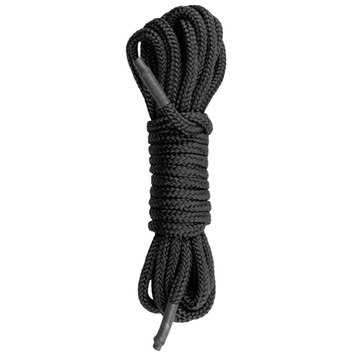 ET247BLK Schwarzes Bondageseil - 5 m
