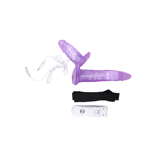 05667720000 Vibrierender Strap-on Doppeldildo 18 cm