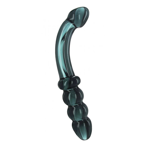 Hamsa G-Punkt/Prostata-Dildo - Smoky Jade 19 cm