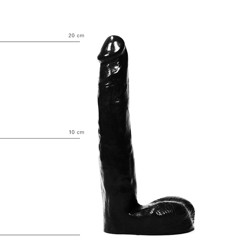 AB04 Realistischer Dildo 21 cm in Schwarz