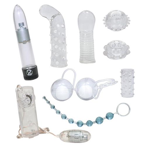 Crystal Clear Vibrator Set 9 teilig