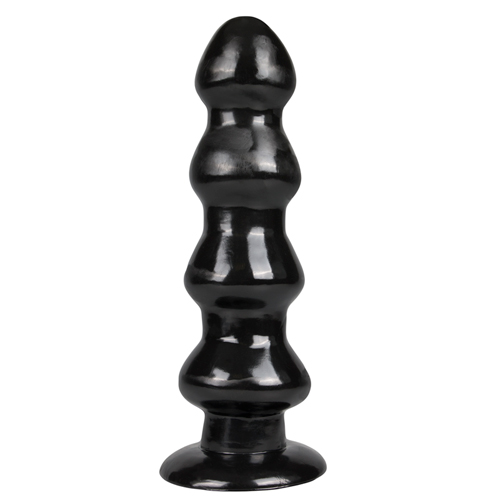 XL Dildo 34 cm Vierstufiger Raketendildo in Schwarz