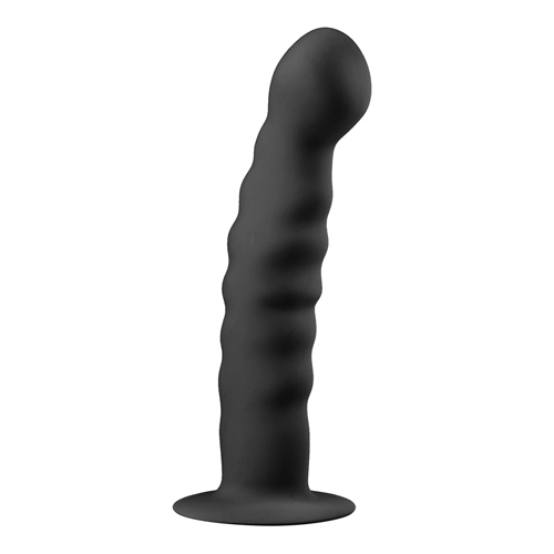 ET200BLK Silikon Analdildo mit Saugnapf - Schwarz 14,2 cm x 2,8 cm