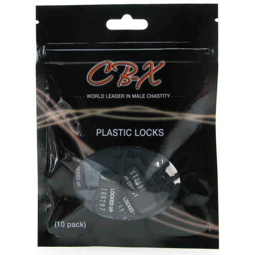 cbx-lock CB-X Vorhängeschlösser aus Kunststoff – 10 Stück