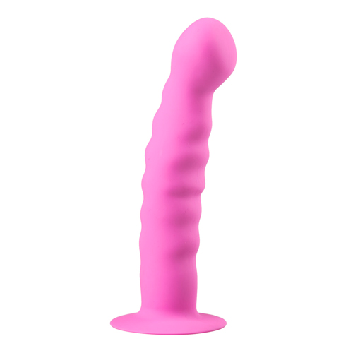 ET200PNK Silikon Analdildo mit Saugnapf - Rosa 14,2 cm x 2,8 cm