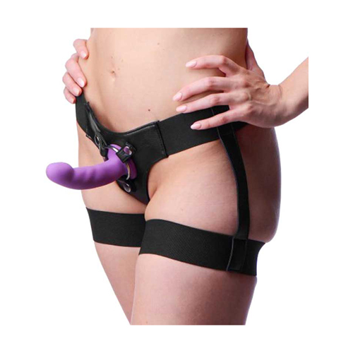 ad975 Strap-on Harness in Schwarz im Straps-Look