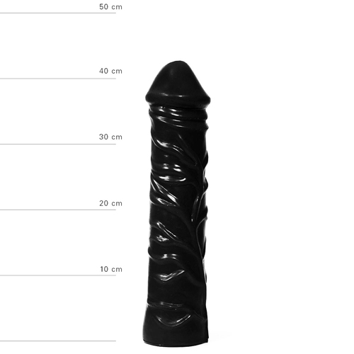 AB19 Realistischer XXL Dildo 43 cm in Schwarz