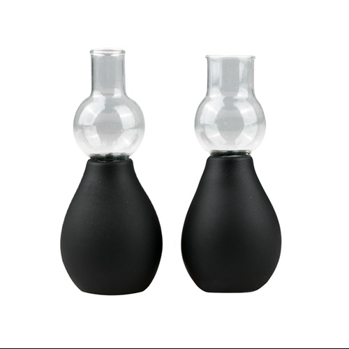 ET252BLK Schwarzer Satz Nippelsauger