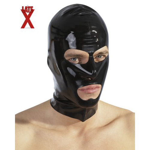 29200501000 Latex Kopfmaske schwarz