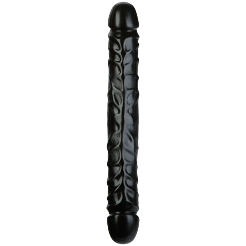 Doppeldildo Schwarz 30 cm