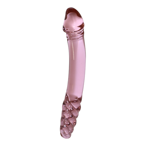 Glasdildo Icicles No. 57 Dildo aus Glas Rosa 23 cm