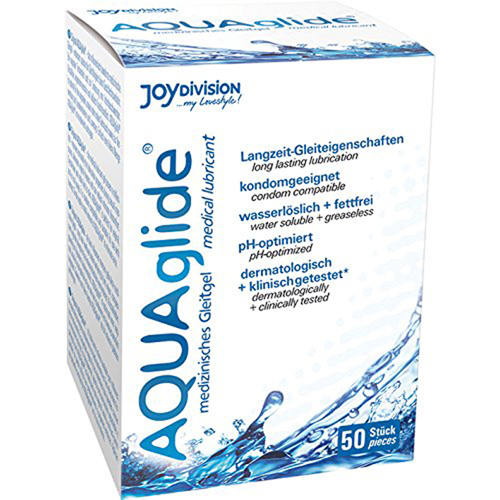 11729 AQUAglide wasserbasiertes Gleitmittel - 50 Beutel á 3 ml = 150 ml