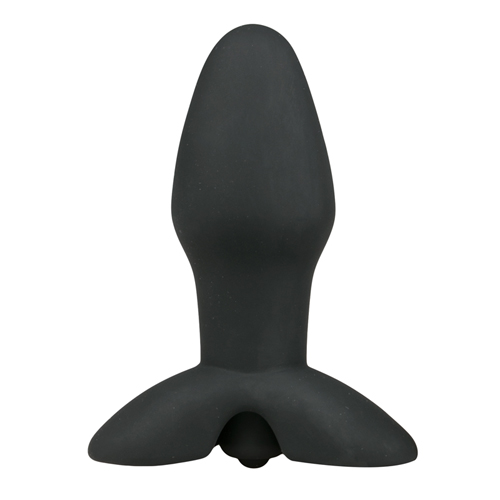 Vibrierender Silikon Analplug