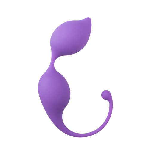 Gebogene Vaginalkugeln - Lila 30 mm