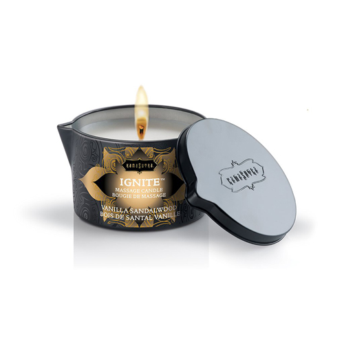 Massage-Kerze - Vanilla Sandelholz 170 gramm