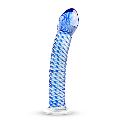 GIL544BLU Glasdildo Nr. 5