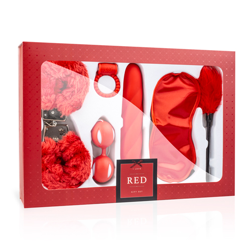 LoveBoxxx - Vibrator Set I Love Red