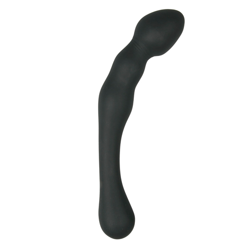ET349BLK Silikon Prostatastimulator Schwarz 20 cm x 3,8 cm