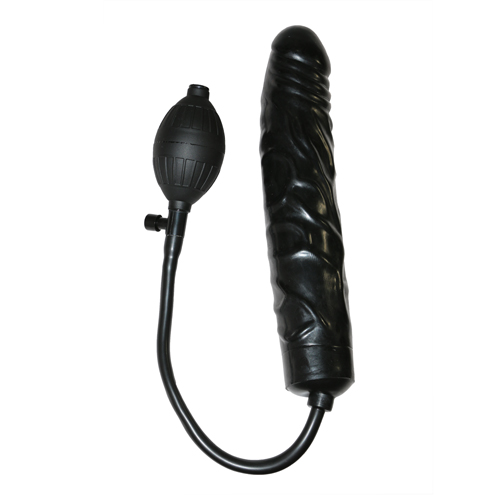 le640 Aufblasbarer Dildo in Schwarz