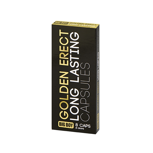 Golden Erect Tabs Erektions Pillen - 8 Stück