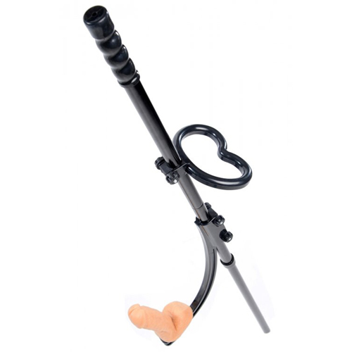 Vergnügungsstange mit dildo aufsatz