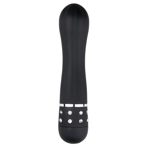 EasyToys Mini-Vibrator mit Rillen in Schwarz 11,4 cm