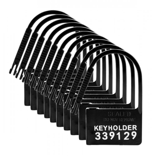 AD877 Keyholder Nummerierte Plastik-Schlösser - 10 Stück