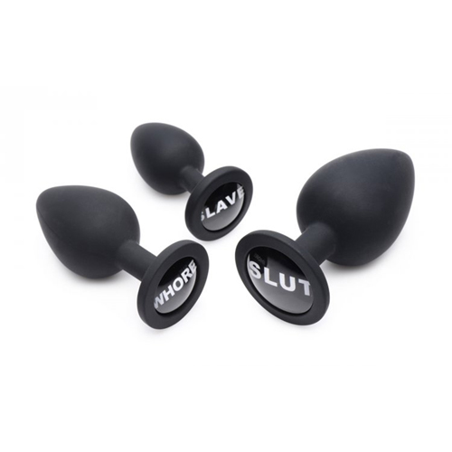 AF929 Dirty Words Silikon Analplug Set