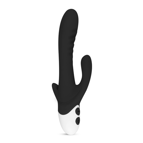 ET769BLK Stellar Vibe Rabbit Vibrator - schwarz
