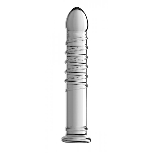 Glasdildo Behemoth gerippter XL Dildo 31 cm