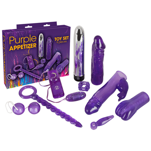 Purple Appetizer Vibrator Set 9 teilig